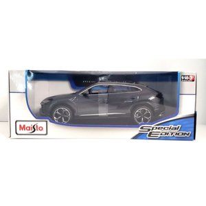 Maisto 1:18 Scale Lamborghini Urus, grey,  Diecast Model Car